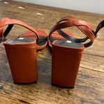 Mango Leather Ankle-Cuff Sandals Size 37 Photo 3