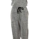 Bleuh Ciel  Gray Sleeveless Jumpsuit Small Photo 0