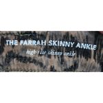 AG Adriano Goldschmied AG Farrah Skinny Ankle Jeans High-Rise Animal Print Casual Pants Size 27 R Photo 4