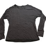 Lululemon womens long sleeve black athletic shirt thumb holes fits size M/L‎ Size M Photo 0