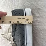 Vans Off The Wall Striped Polka Dot Shoes Womens 11 Black White Low Top Lace Up Photo 12