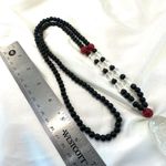 Long clear glass Buddha beaded pendant necklace Photo 9