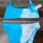 Dolls Kill Dippin Daisy's Bikini Size XL Mirage Crystal Tie Dye High Waisted NWT Blue Photo 3