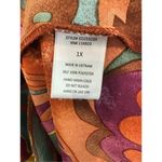 easel Size 1X  Los Angeles Paisley Bubble Sleeve Dress in Multicolor Photo 10