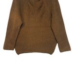 Les Copains Brown Turtleneck Sweater Wool Italy Classic Heavy Old Money Sz 48(L) Size L Photo 6
