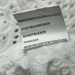 Solitaire Swim White Eyelet One Shoulder Dress Medium Summer Beach Cover Up Photo 6