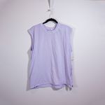 NEW Free People FP Movement Hot Shot Crew Neck Sleeveless Tank Top Lavender M  Photo 0