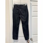 Aeropostale Aéropostale Women's Distressed Mom Jeans Black Size 2 High-Rise Denim Photo 3