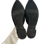 Franco Sarto Black and Pink Embroidered Mules Size 9.5 Photo 4