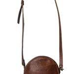 Portland Leather Nutmeg Small Circle Crossbody Bag Brown Photo 0