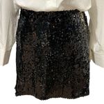 Anthropologie Mare Mare Womens Sequin Cocktail Dress Size S Party Holiday Event White Photo 4