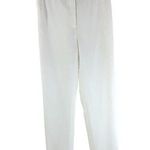 Tahari Elie Womens Dress Pants Tuxedo Stripe Pull On Straight Leg White 0 Photo 0