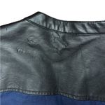 Ruff Hewn Blue and Black Bomber Jacket Lightweight Athletic Style Photo 2