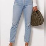 AGOLDE  Sz 29  Riley High Rise Straight Crop Jeans in Volt Photo 0