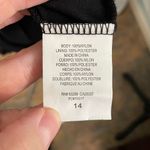 Tiana B Black Lace Sheath Dress Size 14 Sleeveless Knee Length Photo 4