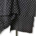 Vintage Michael Blair Rayon Polka Dot Jacket Dress Size 14 Blue Photo 5