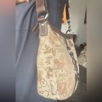 Coach RARE🔥Authentic  1941 Horse & carriage Signature canvas/leather zip Shoulder Photo 5