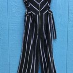 Buckle Sleeveless Stripe Jumpsuit Pants Romper NWT Photo 3