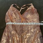 Women’s Pink Fully Sequined Mermaid Style Prom Party Dress Size 12 NWT Pink Photo 5