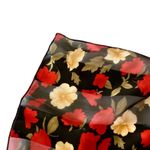 Sheer Floral Scarf Black Photo 1