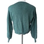 Dreamers by Debut Crewneck Cropped Green Sweater, Sz XS Photo 1
