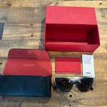 Valentino Garavani NIB VALENTINO Blue Square Sunglasses Photo 3