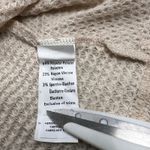 Cupshe Women's Beige Beach Cover Up Waffle Knit Hem Twist Size Medium Photo 11