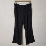Vintage J. Jill Dress Pants Textured Jacquard Black Size 10P Petite Slacks Photo 2