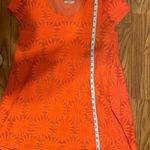 Kimchi Blue  Neon Orange Floral Lace Dress Photo 6