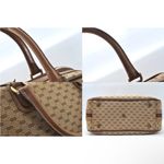Gucci  Tan and Brown Satchel Boston Bag EUC Photo 5