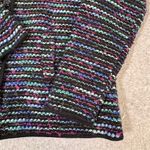 Laura Ashley  Petite Multicolor Striped Wool Blend  Cardigan Jacket Size L Photo 1