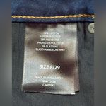 Tahari  Dark Blue High-rise Crop MiniBoot Cut Jeans NWT size 8/29 Photo 6