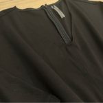 Anthropologie  Sutton Ponte Jumpsuit Black V-Neck Belted Knit Size S Photo 3