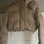 Lululemon Athletica Beige Puffer Jacket Photo 0