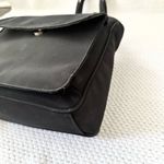 Kenneth Cole  Reaction Y2K Black Nylon Front Flap Pocket Square Shoulder Tote Bag Photo 4