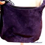 Longchamp suede leather hobo purple crossbody bag Photo 2