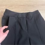 Kate Spade  Black Cotton Blend Pleated Wide Leg Cropped High Waisted Pant Size 4 Photo 3