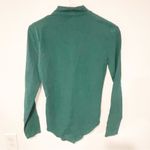 J. Crew Factory Size Small Long Sleeve Button Shoulder Mock Neck Turtleneck Green Photo 3