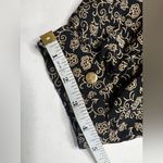 ANDREA MARE Womens Maxi Dress Sz M Black/Gold Floral 4 Pockets Black Size M Photo 11
