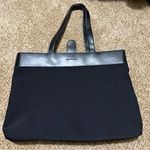 Enzo Angiolini New NWT Black Leather & Polyester Shoulder Tote, Bag Photo 0