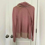 Free People  Beach Two Body Corps Deux Pink Cocoon Cowl Neck Pullover Size M/L Photo 2
