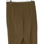 Vintage 90s Judith Hart Flat Front Pants 4 Petite Tan Brown Pockets Button Zip Size 4P Photo 3