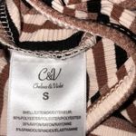 Chelsea and Violet  striped pants romper size small Photo 4