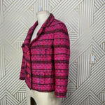Kate Spade New York Pink Magenta Tweed Blazer Photo 4