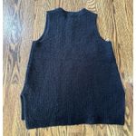 J Crew Womens Merino Wool Cotton Blend Knit Sweater Vest Size Small Black Tank Photo 6