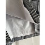 Loft Womens 8 Black Houndstooth Skirt Lined Collegiate Old Money Academia A Line Photo 4