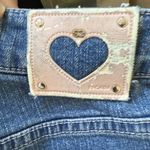 Escada Women's VTG Denim Jeans 12 With Slits And Bows Details Blue Photo 2