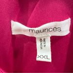 Maurice's Maurice’s bright pink ruffle chiffon sundress size XXL Photo 3