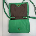 J.Crew Kelly Green Tillary Leather 3-in-1 Crossbody Clutch Shoulder Bag Holiday Photo 7