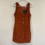 Levi's Levi’s Rust Corduroy Mini Button Down Dress XS NWT Photo 2